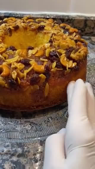 Foto del paso 11 de la receta: Pastel con frutos secos caramelizados