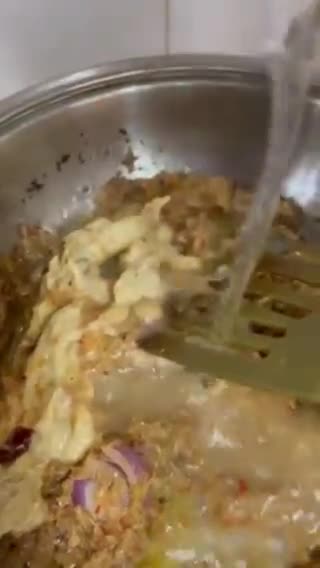 Gambar langkah 3 resipi Tempoyak Petai.