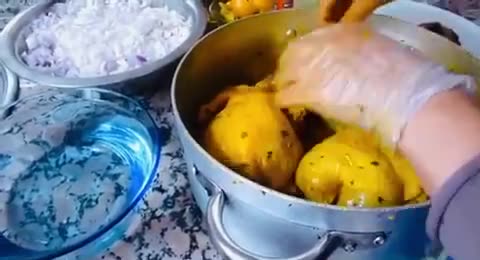 صورة لخطوة 5 من وصفة الدجاج محمر