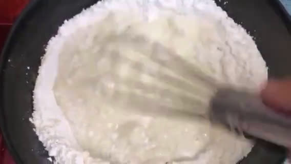 Gambar langkah 2 resipi Cempedak Goreng.
