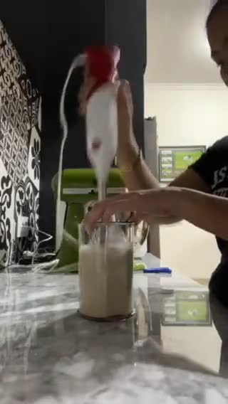 Foto langkah ke 3 dari resep Durian Oat Smothies.