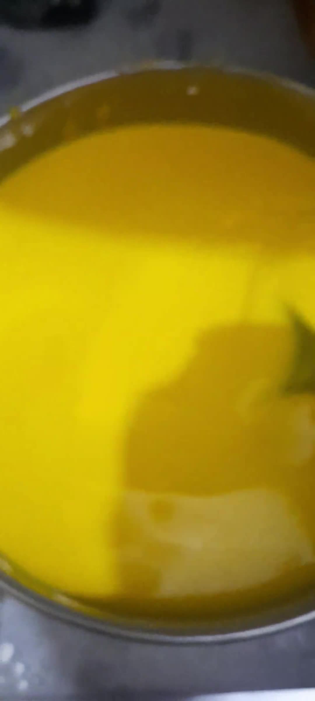 A picture of step 2 of Mango Custard.