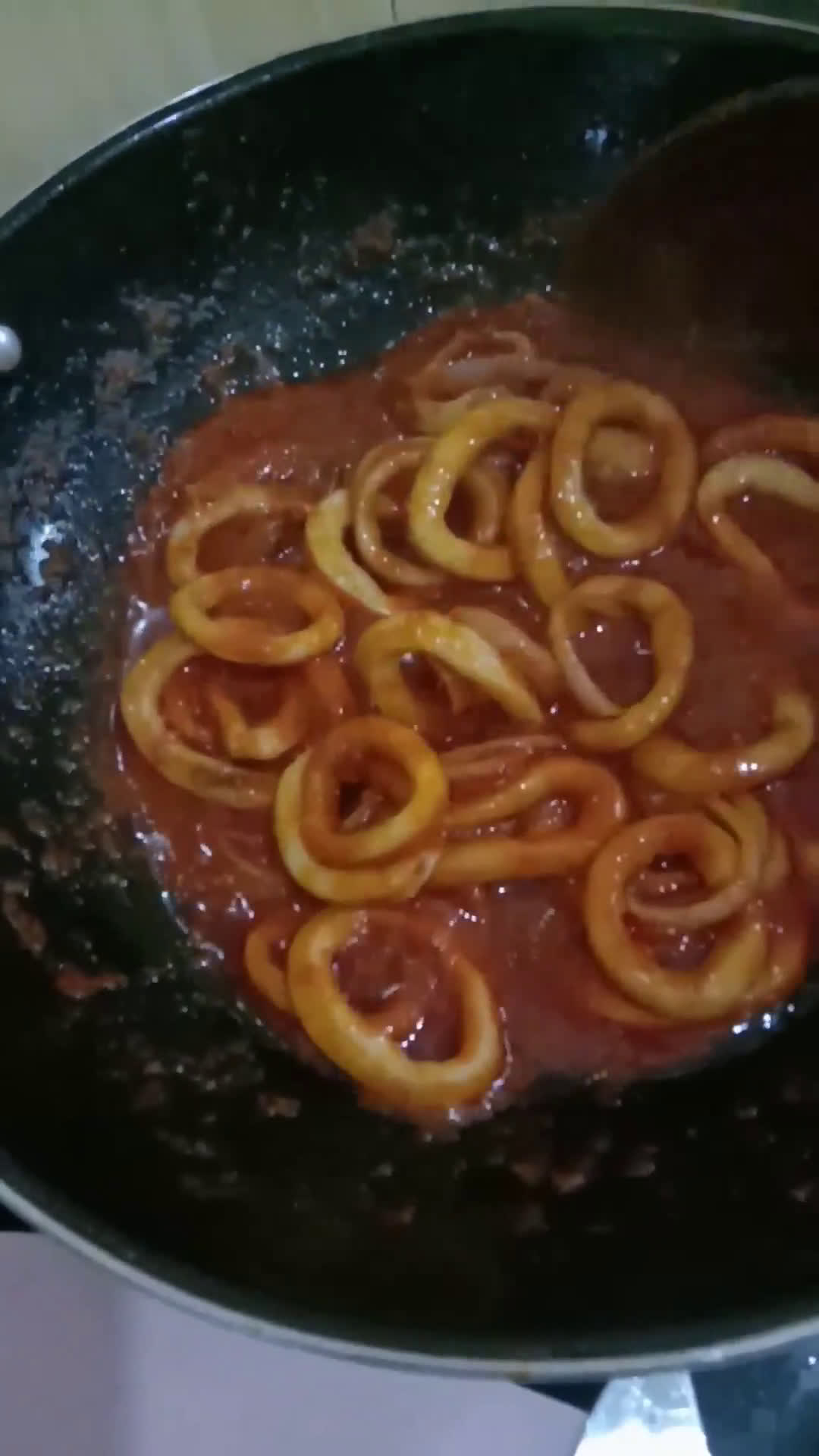 Gambar langkah 3 resipi Sambal Sotong.