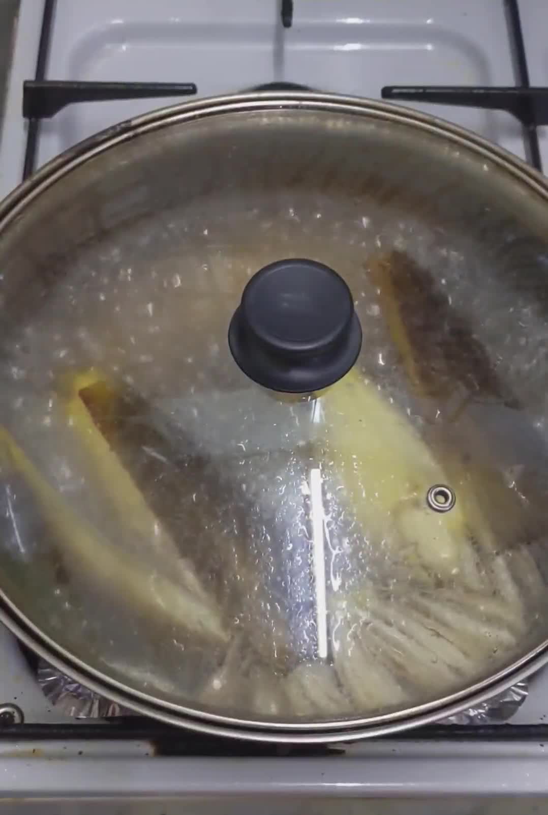 Gambar langkah 3 resipi Jantung Pisang Rebus.