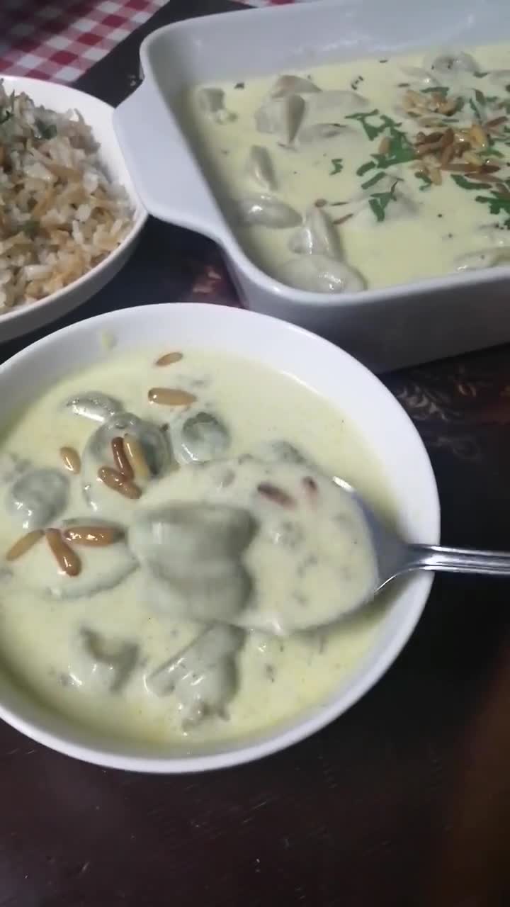 صورة لخطوة 7 من وصفة لوز أخضر باللبن