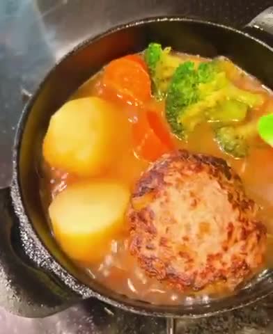 味噌煮込みハンバーグ作り方9写真