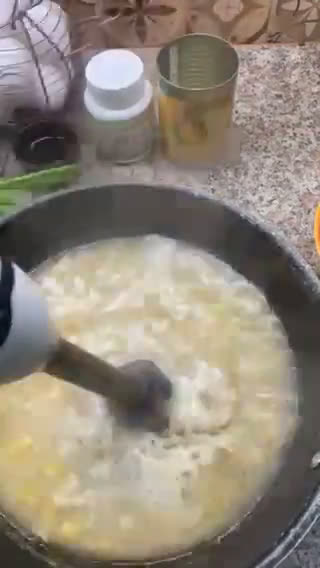 A picture of step 3 of Chicken & Corn 🌽 Chowder Soup 🍲|Creamy Chicken & Corn Soup.