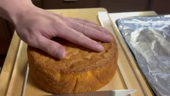 とーちゃんの特製ジェノワーズ（スポンジ）作り方9写真