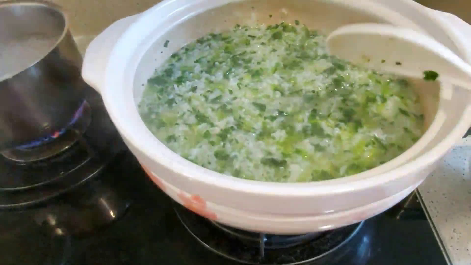 Foto langkah ke 3 dari resep Bubur sawi.