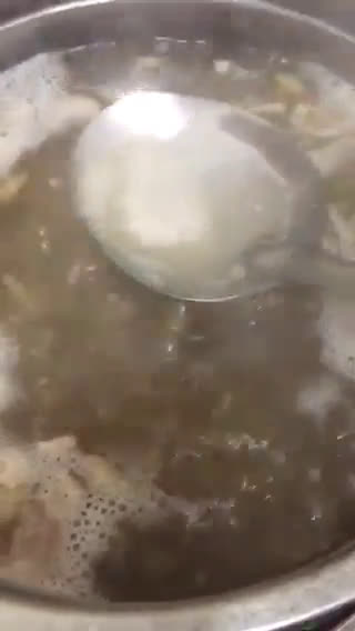 รูปขั้นตอนการทำที่ 9 ของ ข้าวต้มซี่โครงหมูสับเห็ดหอม