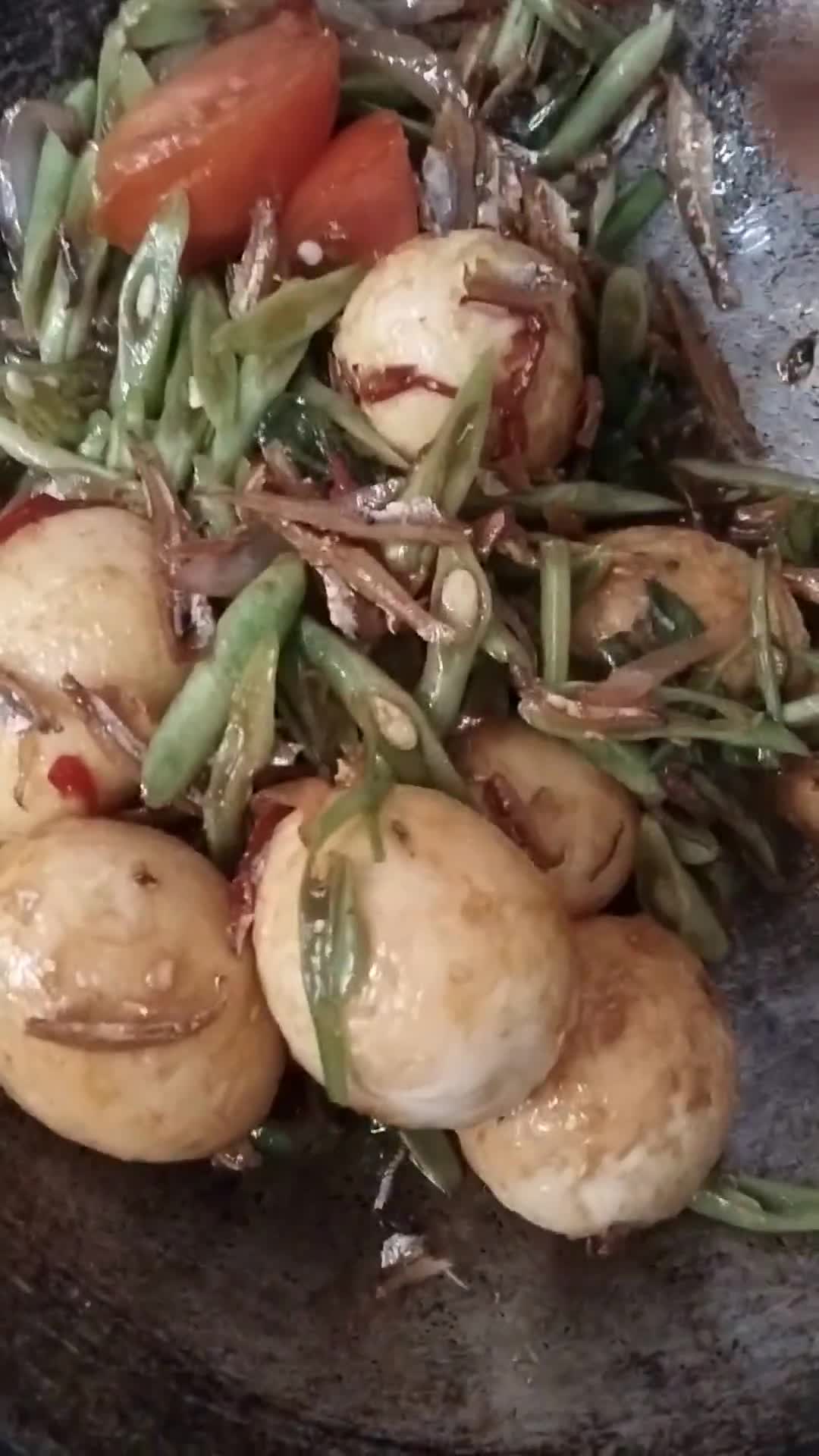 Gambar langkah 5 resipi Telur Taikon.