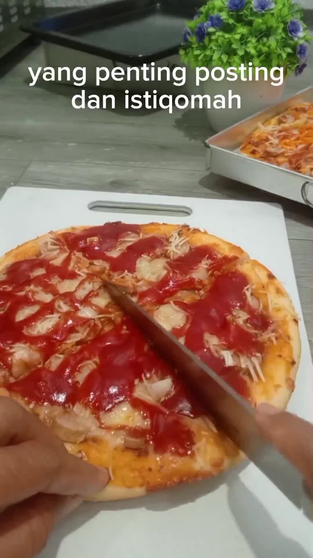 Foto langkah ke 4 dari resep Pizza No Telur.