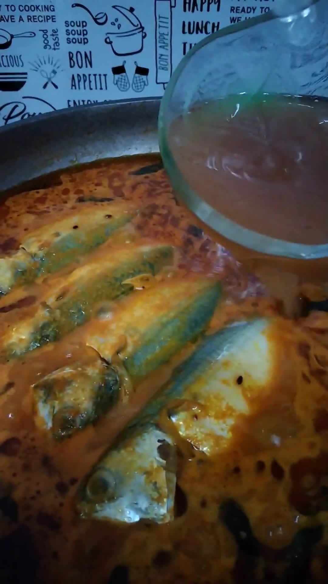Gambar langkah 2 resipi Gulai ikan tanpa santan.