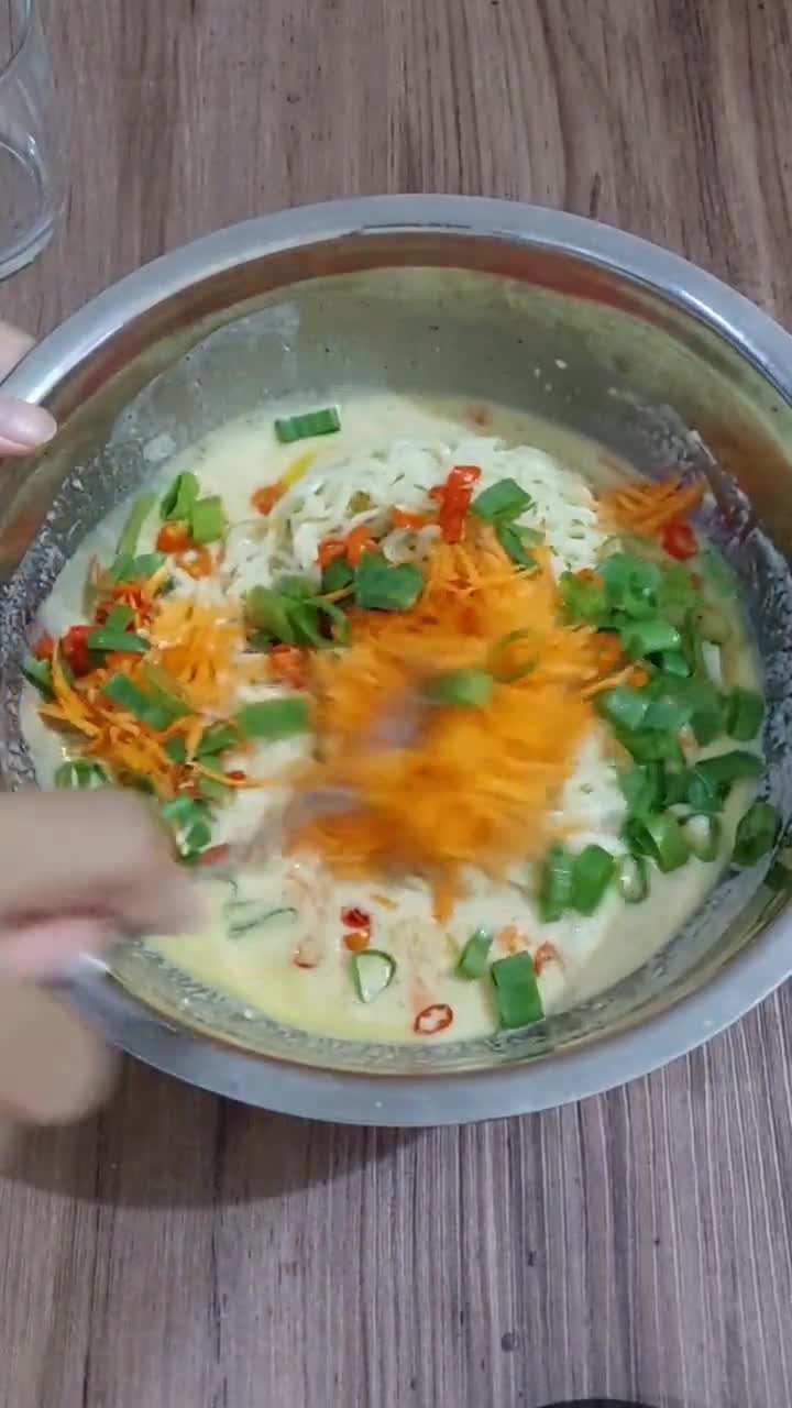 Foto langkah ke 3 dari resep Bakwan Mie.