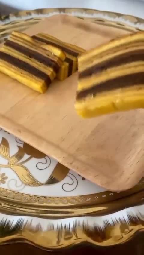 Foto langkah ke 7 dari resep Lapis Ginggang Coffe Moca.