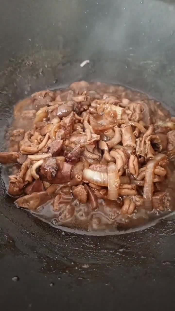 Foto langkah ke 3 dari resep Usus, Ati, Ampela Bumbu Teriyaki.