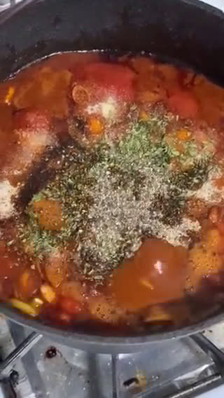A picture of step 7 of Hotdogs & Beans.