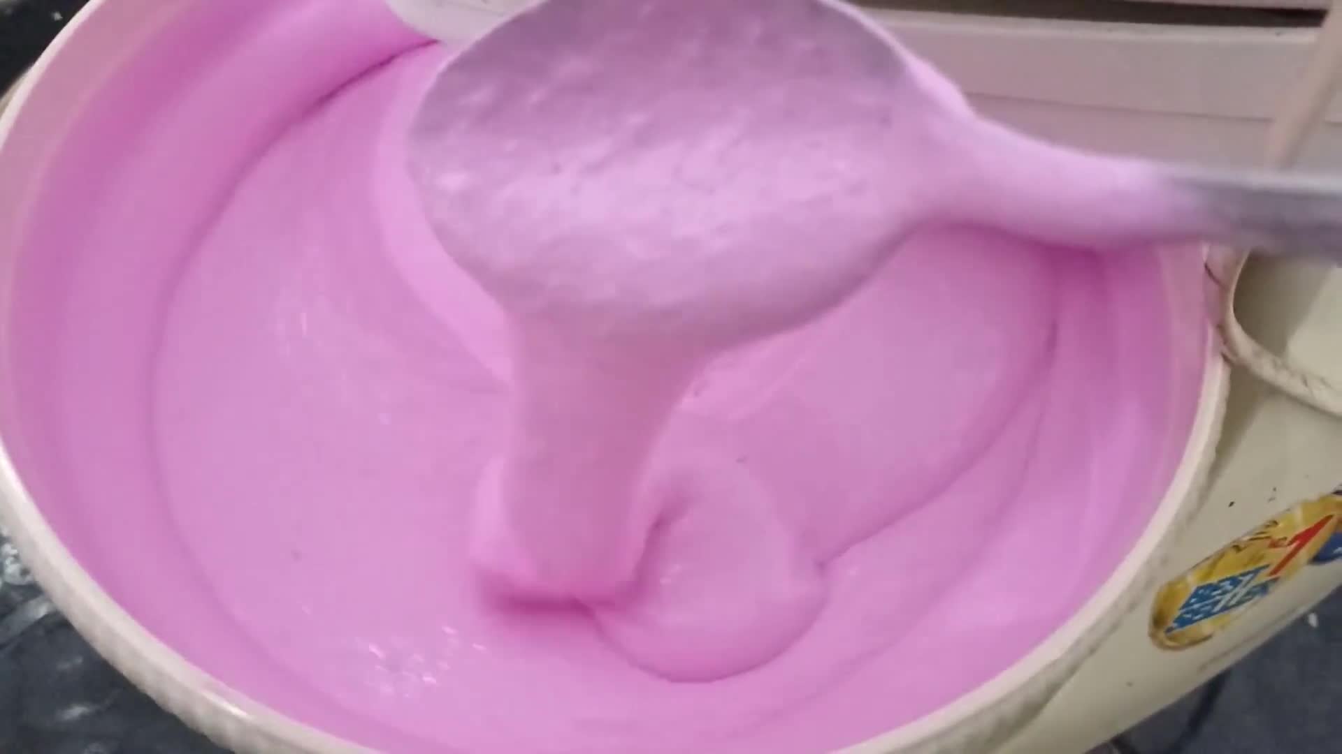 Foto langkah ke 9 dari resep Es krim buah naga lembut.