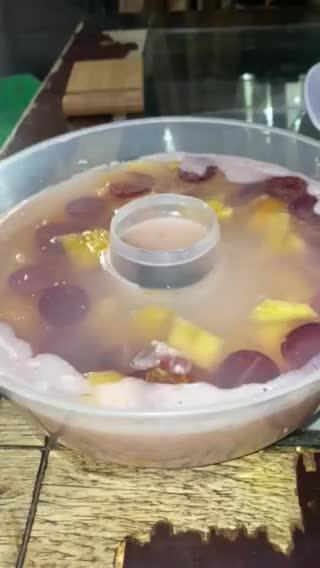 Foto langkah ke 6 dari resep Puding Kaca Buah.