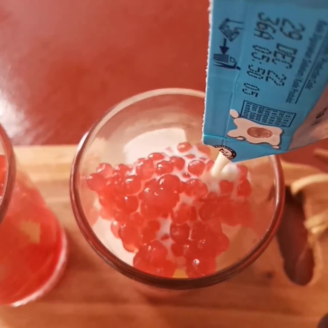 Foto langkah ke 3 dari resep Es Tape Susu Mutiara.