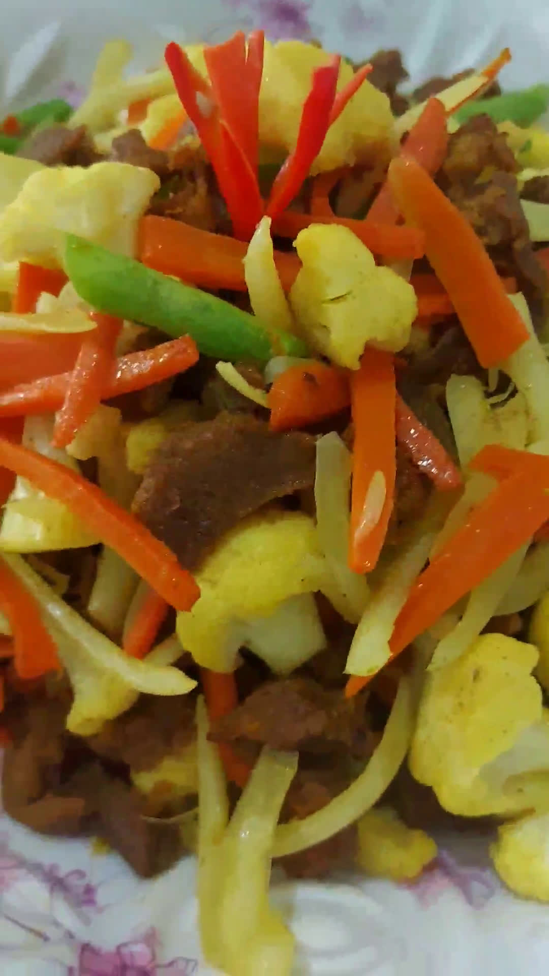 Gambar langkah 9 resipi Daging goreng kunyit (berjus).