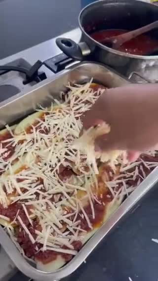 Foto del paso 5 de la receta: Lasagna de berenjenas y ragú de carne 🥩