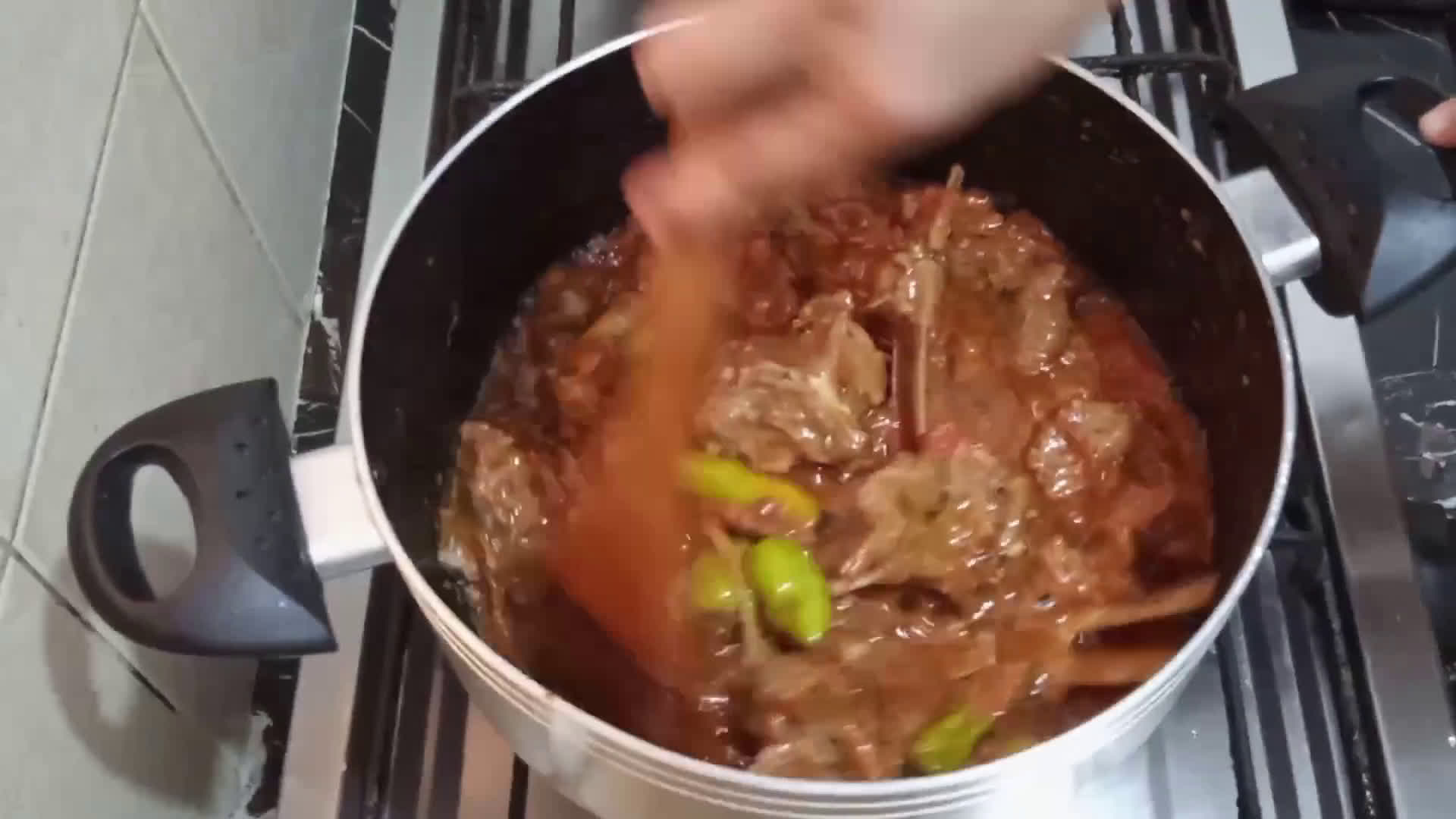 A picture of step 7 of Mutton Shinwari Karahi.
