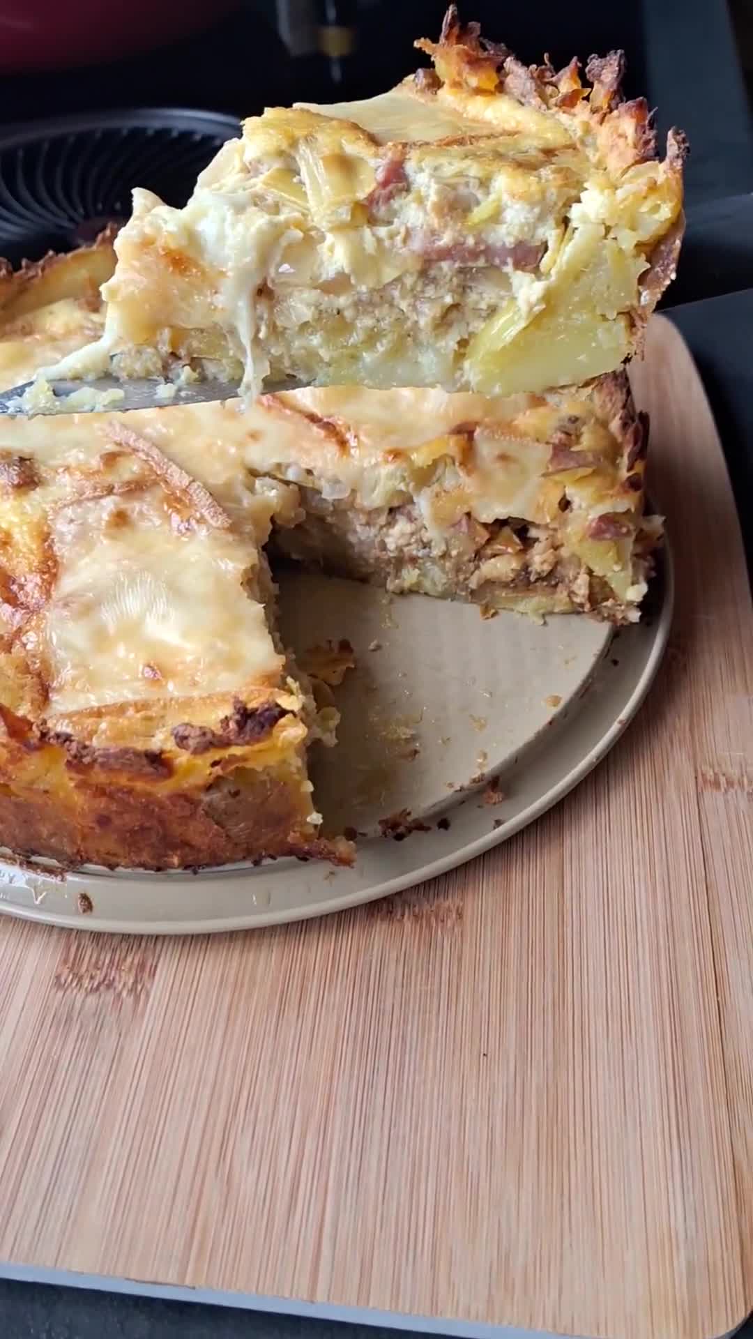 Une image de l'étape 4 de Raclette version Tarte.