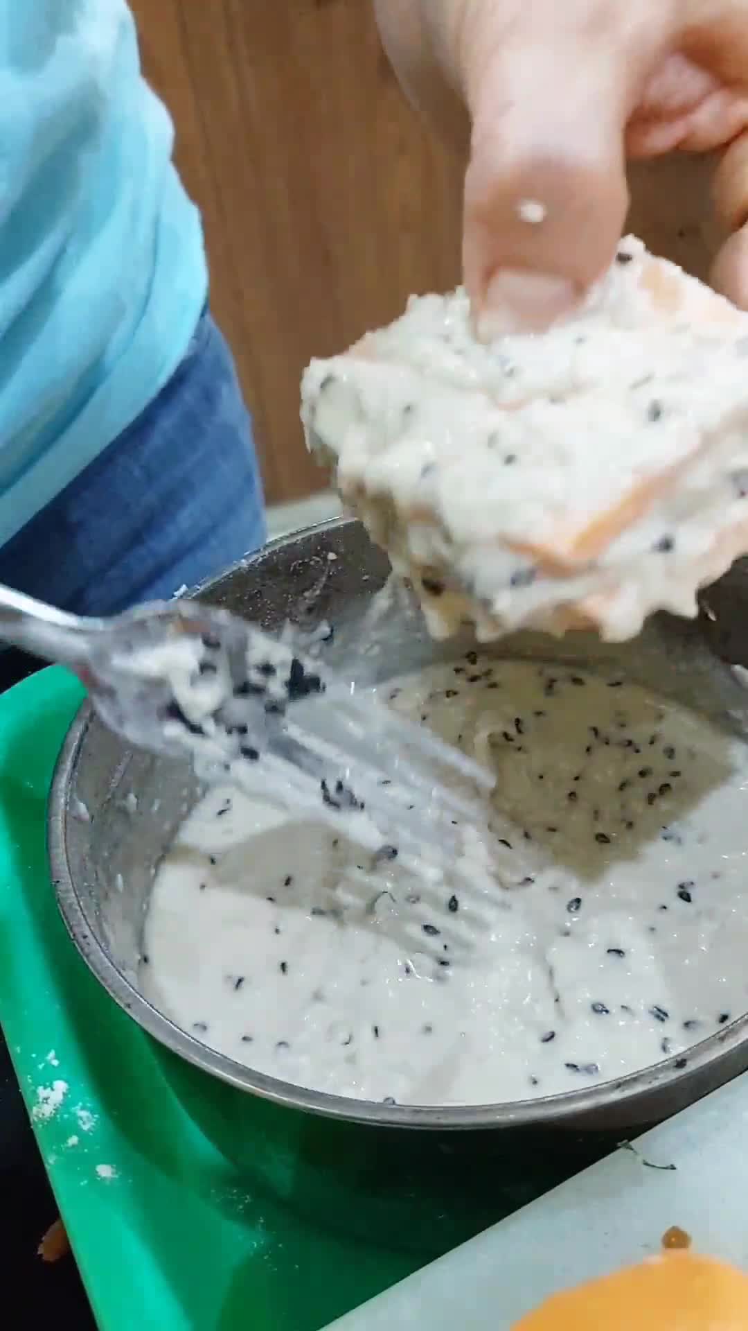 Foto langkah ke 2 dari resep Kue Keranjang Goreng Ubi gluten free (594).