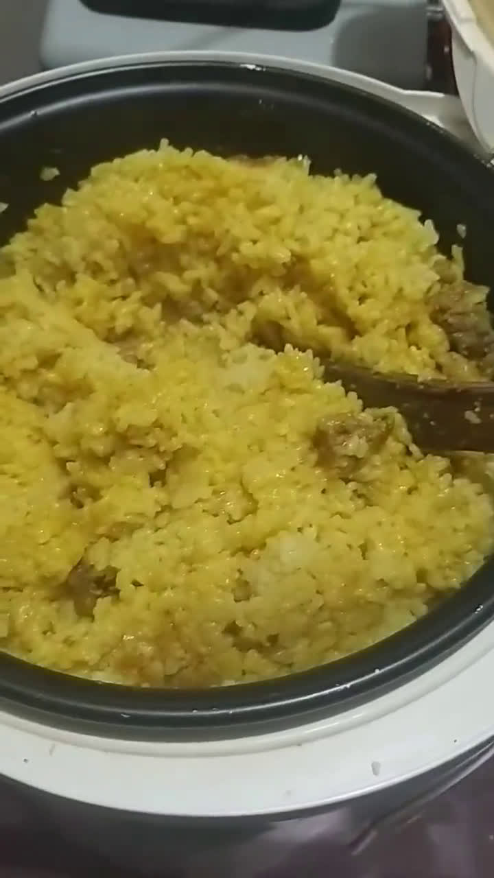 Foto langkah ke 4 dari resep Nasi Kebuli Magicom.