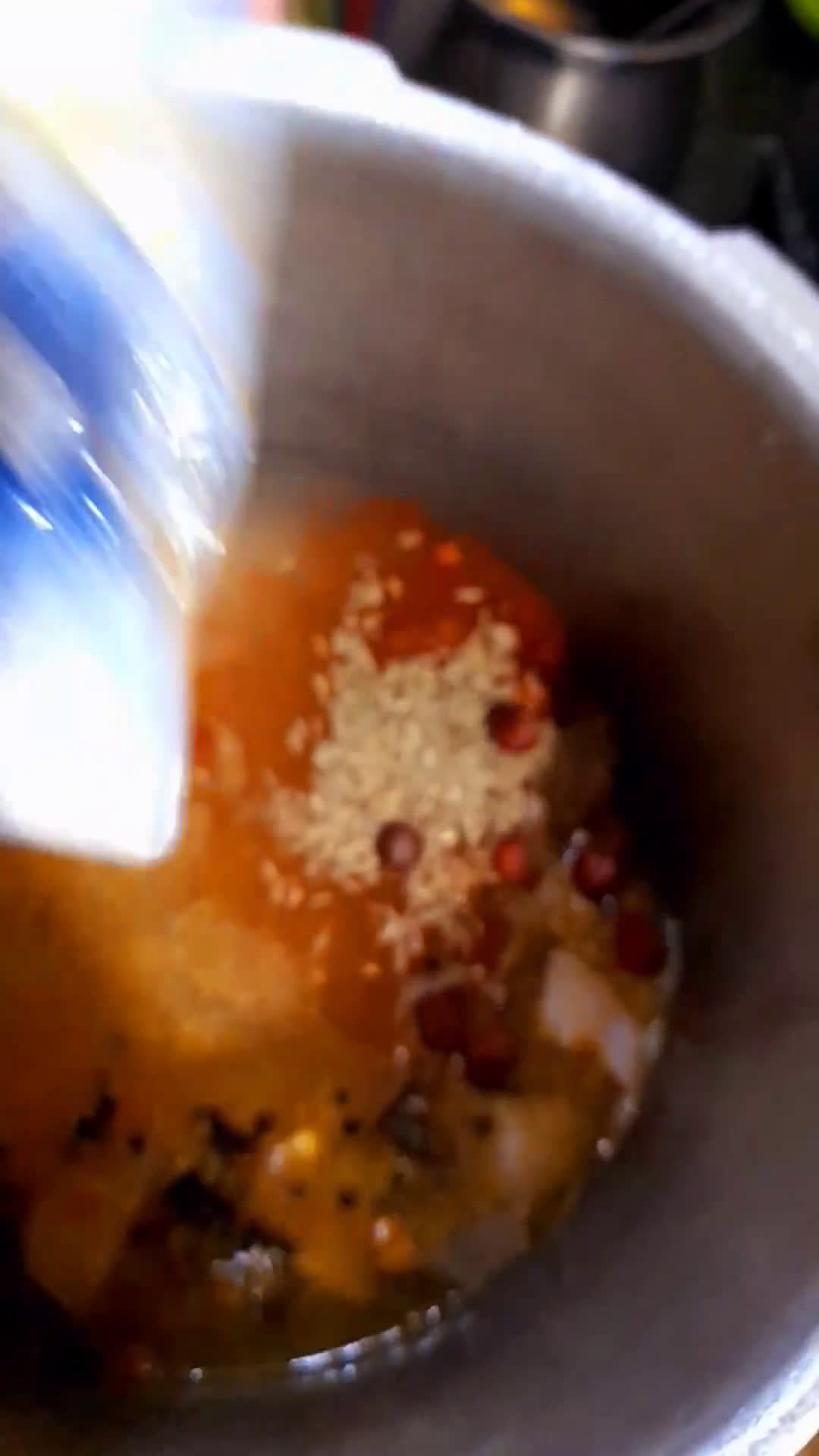 A picture of step 1 of Chicken shami kabab.