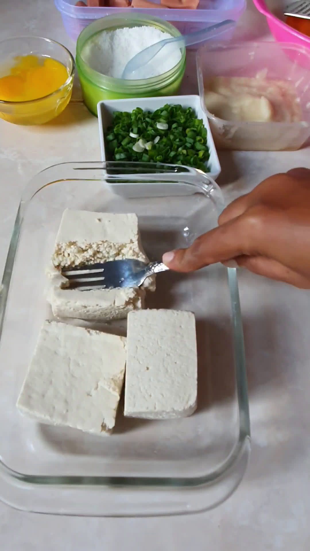 Foto langkah ke 1 dari resep Tahu sakura.