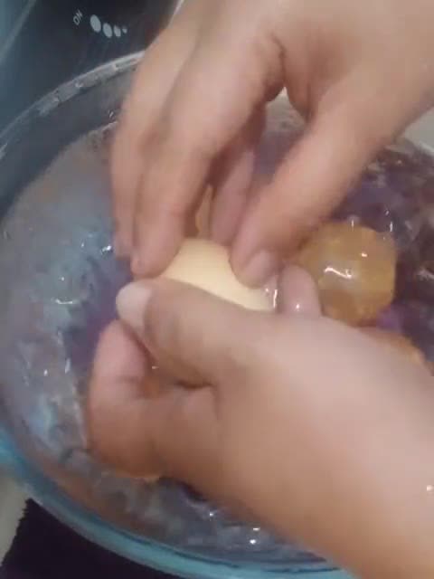Gambar langkah 3 resipi Air Fryer "Telur Rebus".