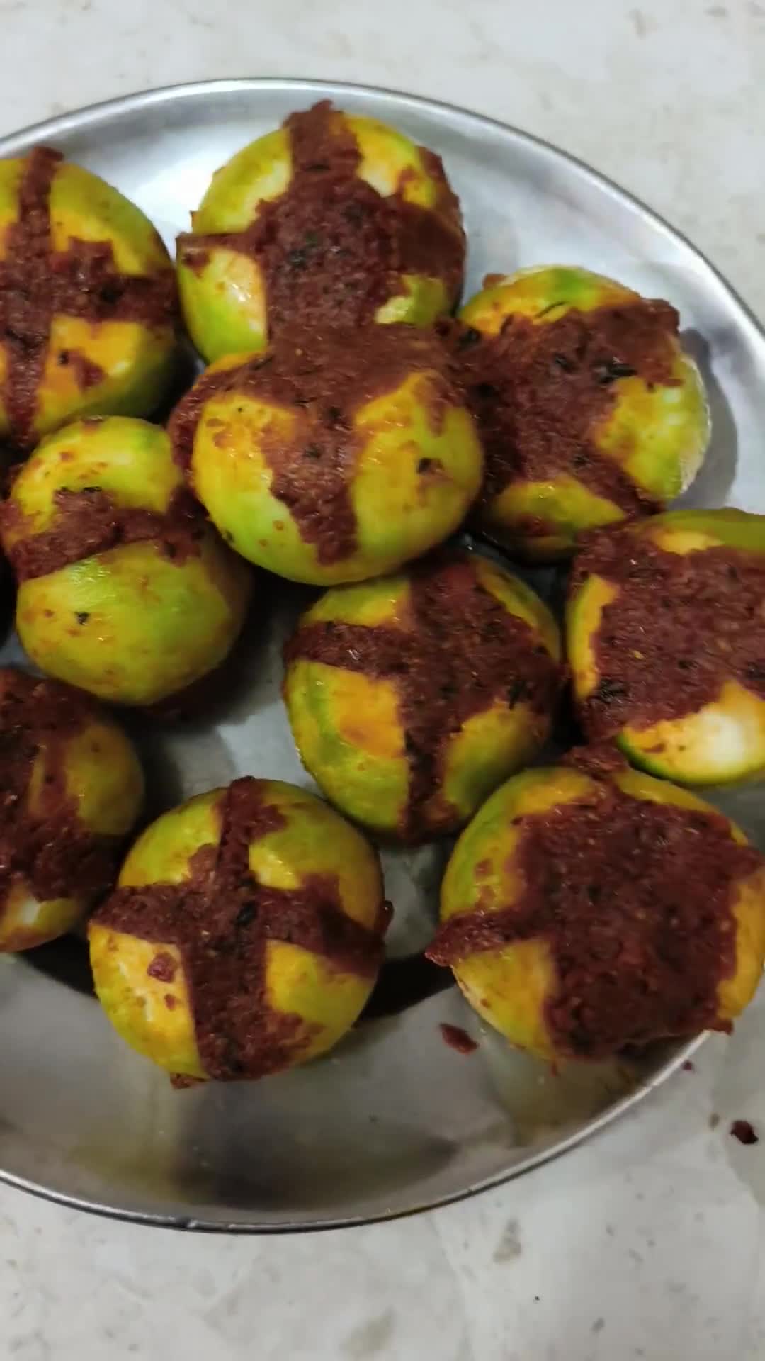 देसी भरवां टिंडे (desi stuff apple gourd recipe in Hindi) रेसिपी चरण 3 फोटो