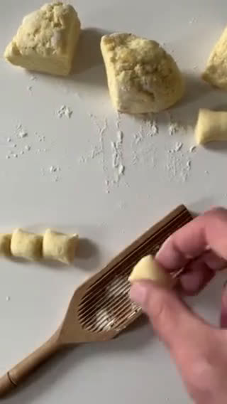 A picture of step 7 of Ricotta Cheese Gnocchi with Sage Butter.