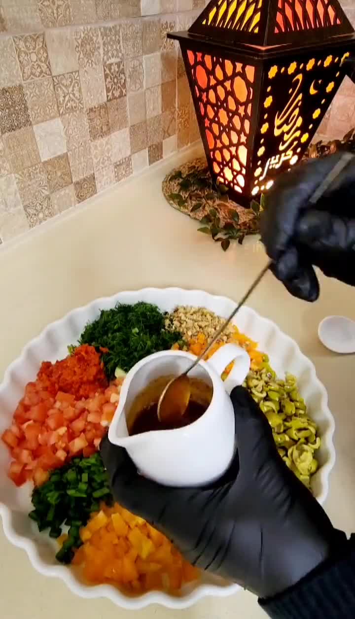 صورة لخطوة 1 من وصفة سلطة زيتون أخضر مع الشبت 🫒🌿🌿