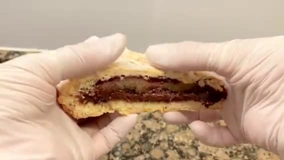 Foto del paso 16 de la receta: Pastel rústico con Nutella, mermelada de frambuesas y Almendra