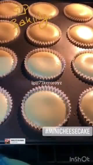 Gambar langkah 6 resipi 🧀 🧁 MINI CHEESECAKES.