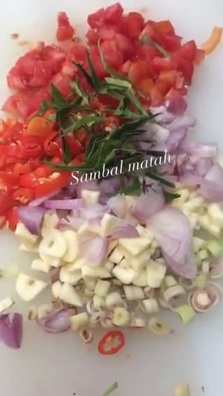 Foto langkah ke 2 dari resep Sate Lilit Sambal Matah.
