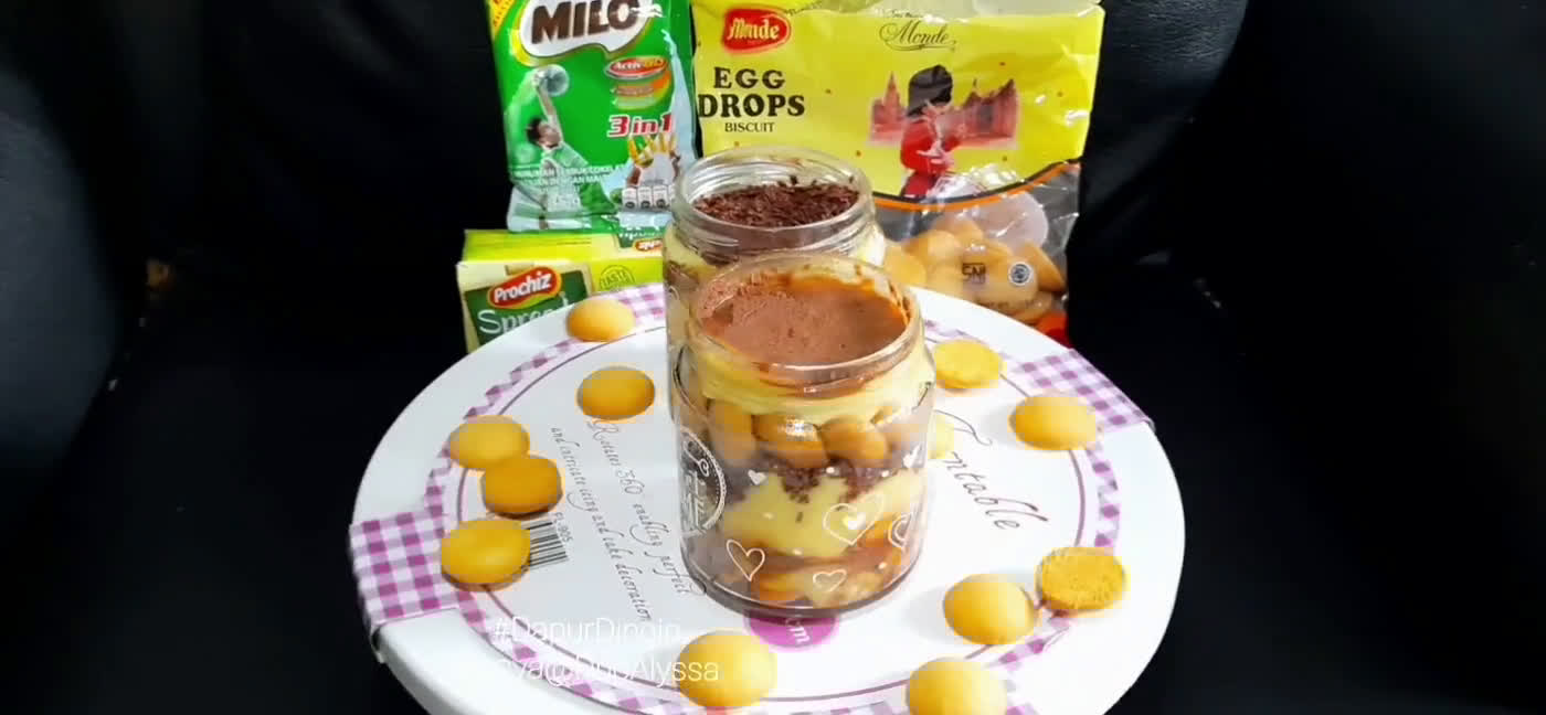 Foto langkah ke 7 dari resep #33 Milo misyu (bukan tiramisu) in jar.