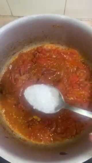 A picture of step 6 of Butter Chicken.
