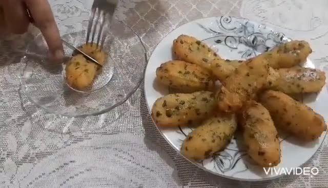 عکس مرحله 4 از دستور سیب زمینی پفکی🍟🍟😊
