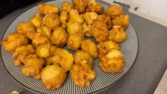 Foto del paso 5 de la receta: Buñuelos de nata sin lactosa (💯 por 💯 caseros)