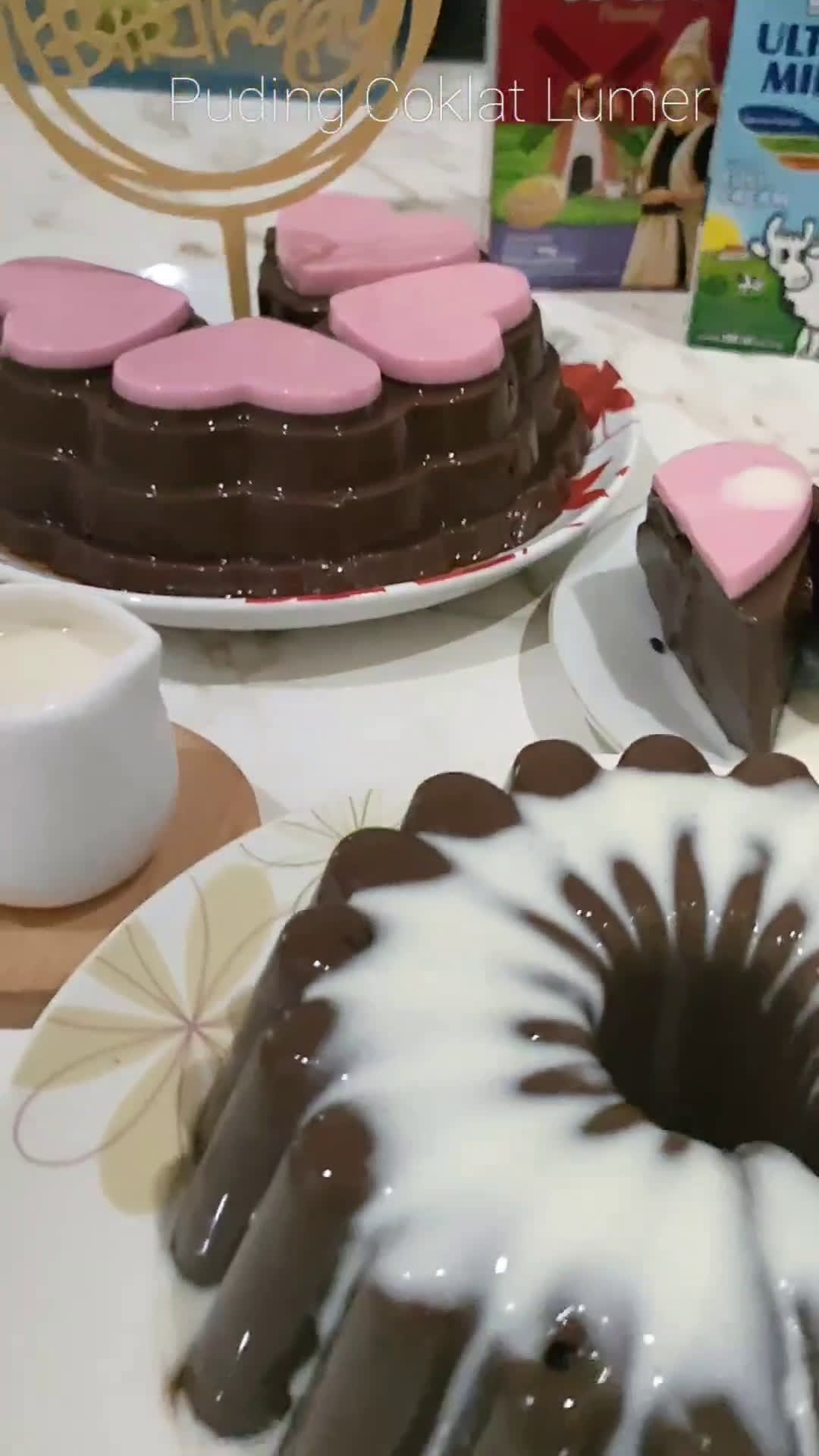 Foto langkah ke 9 dari resep Puding Coklat Lumer (lembut tanpa telur).