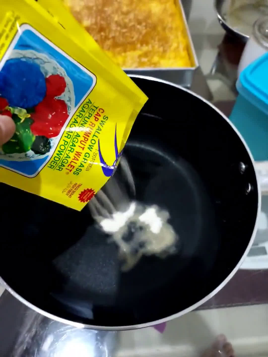 Foto langkah ke 2 dari resep Puding Milo.