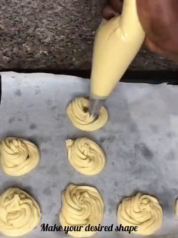 A picture of step 6 of Butter cookies.