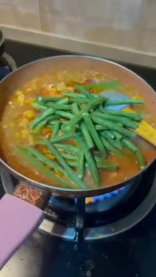 Foto langkah ke 2 dari resep Pindang ikan tenggiri kacang panjang.