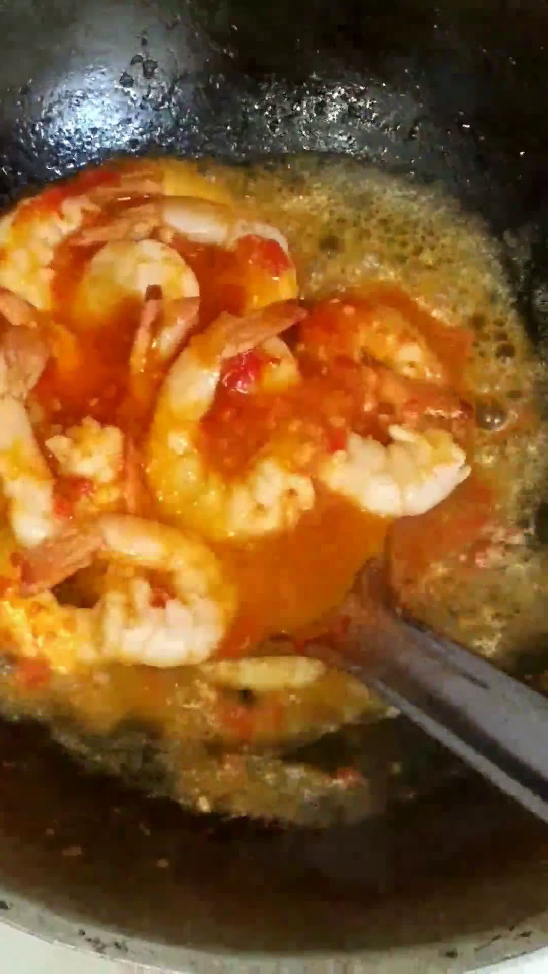 Foto langkah ke 1 dari resep Udang Tahu Balado.