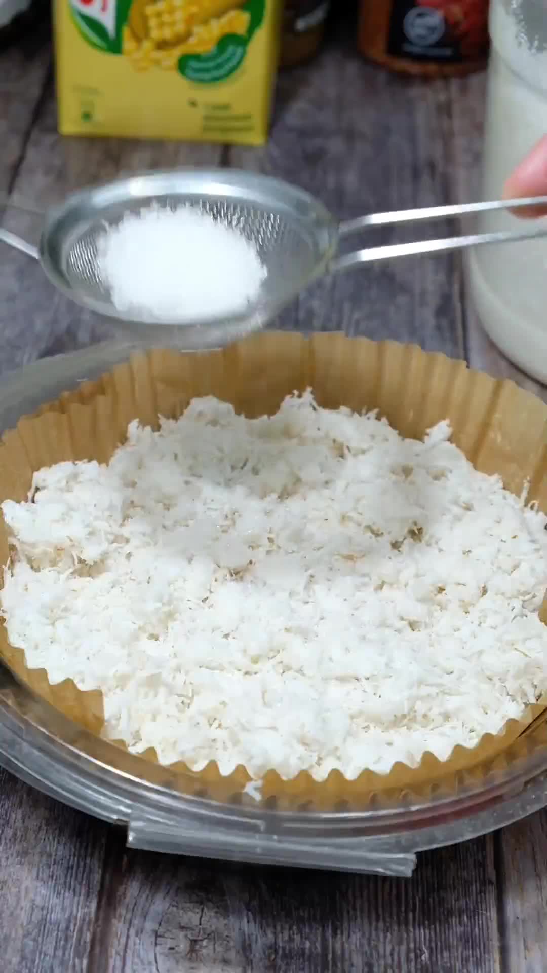 Gambar langkah 3 resipi Kuih Dangai Bakar.