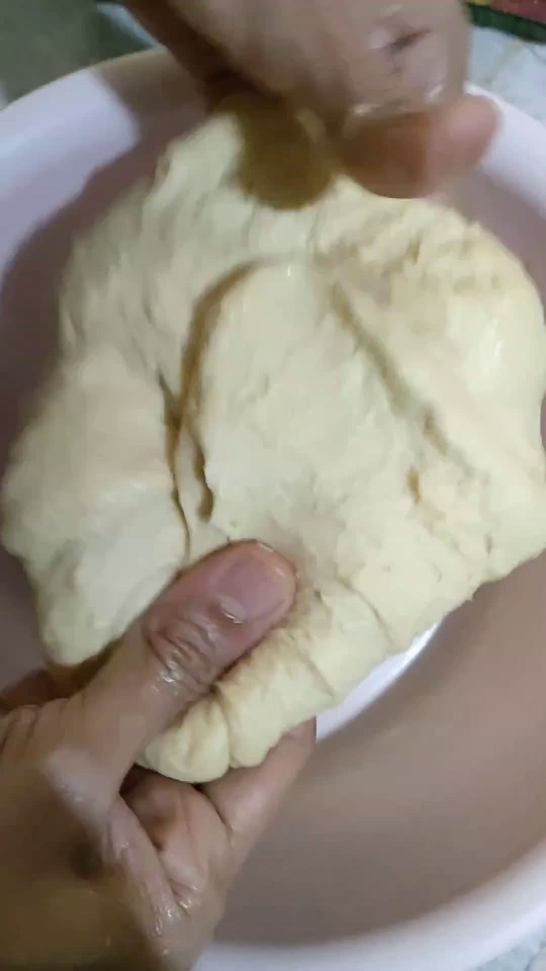 Foto langkah ke 3 dari resep Dinner Roll Autolysis (tanpa ulen, tanpa telur).